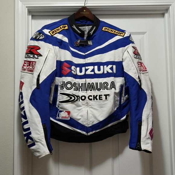 VTG Joe Rocket Yoshimura Racing Armored Motorcycle Jacket GSXR Mat Mladin Mens M - Picture 1 of 16